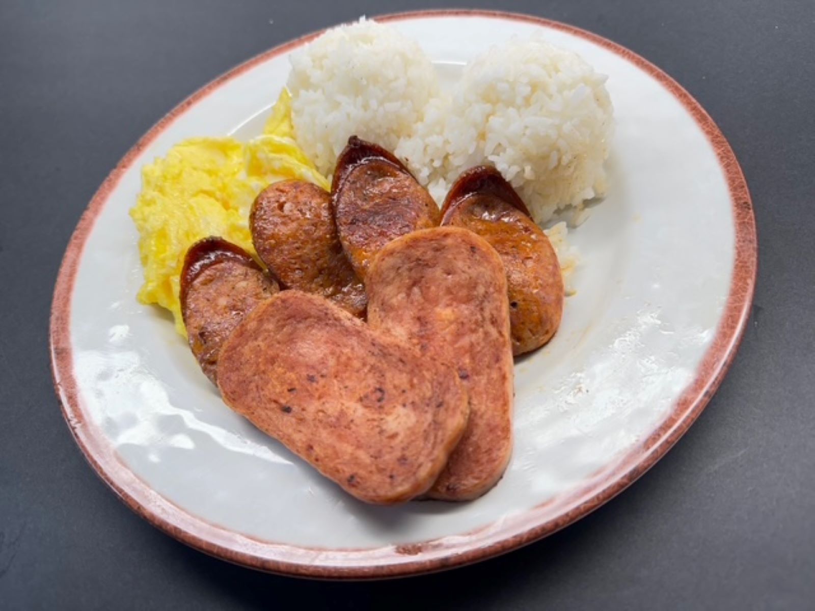 Deluxe (Spam, Portuguese Sausage and Scrambled Eggs)