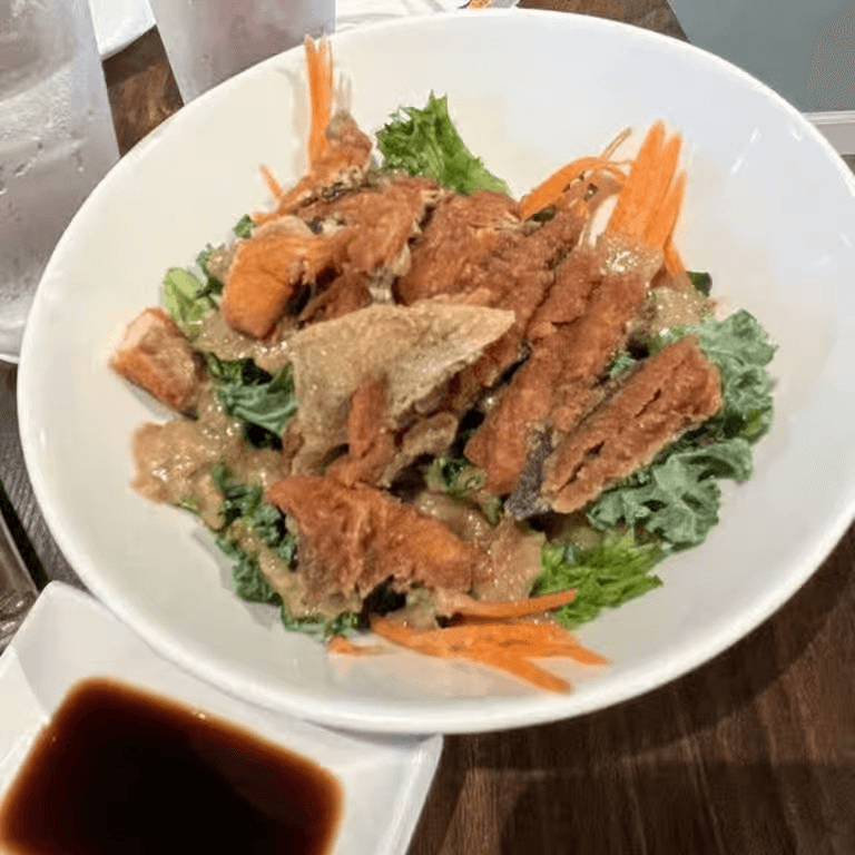 Salmon Skin Salad