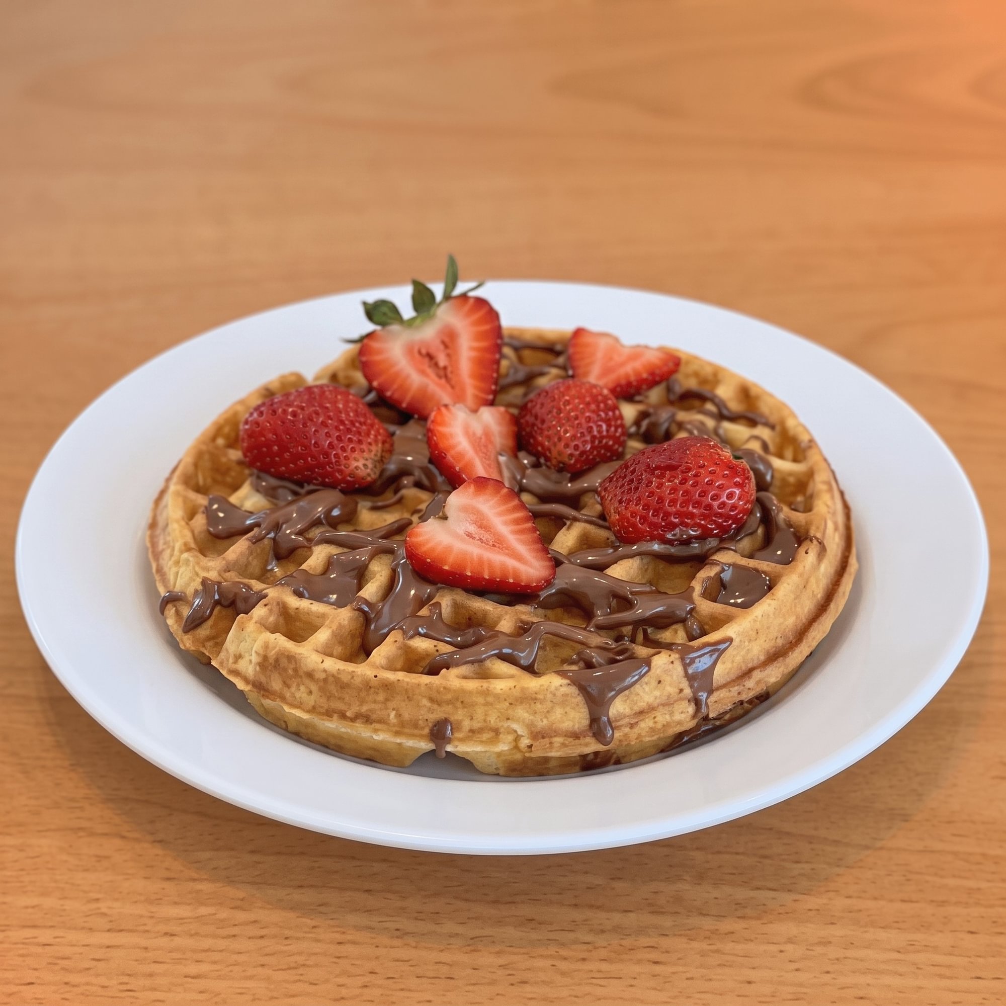 Strawberry & Nutella Waffle