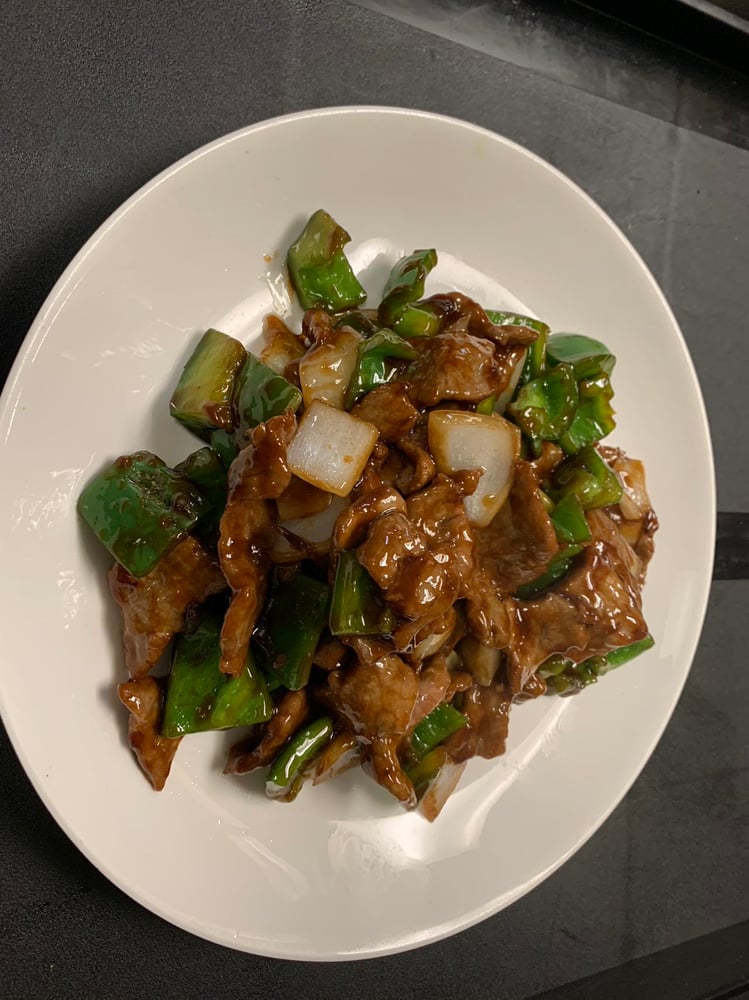 43 青椒牛PEPPER STEAK WITH ONIONS
