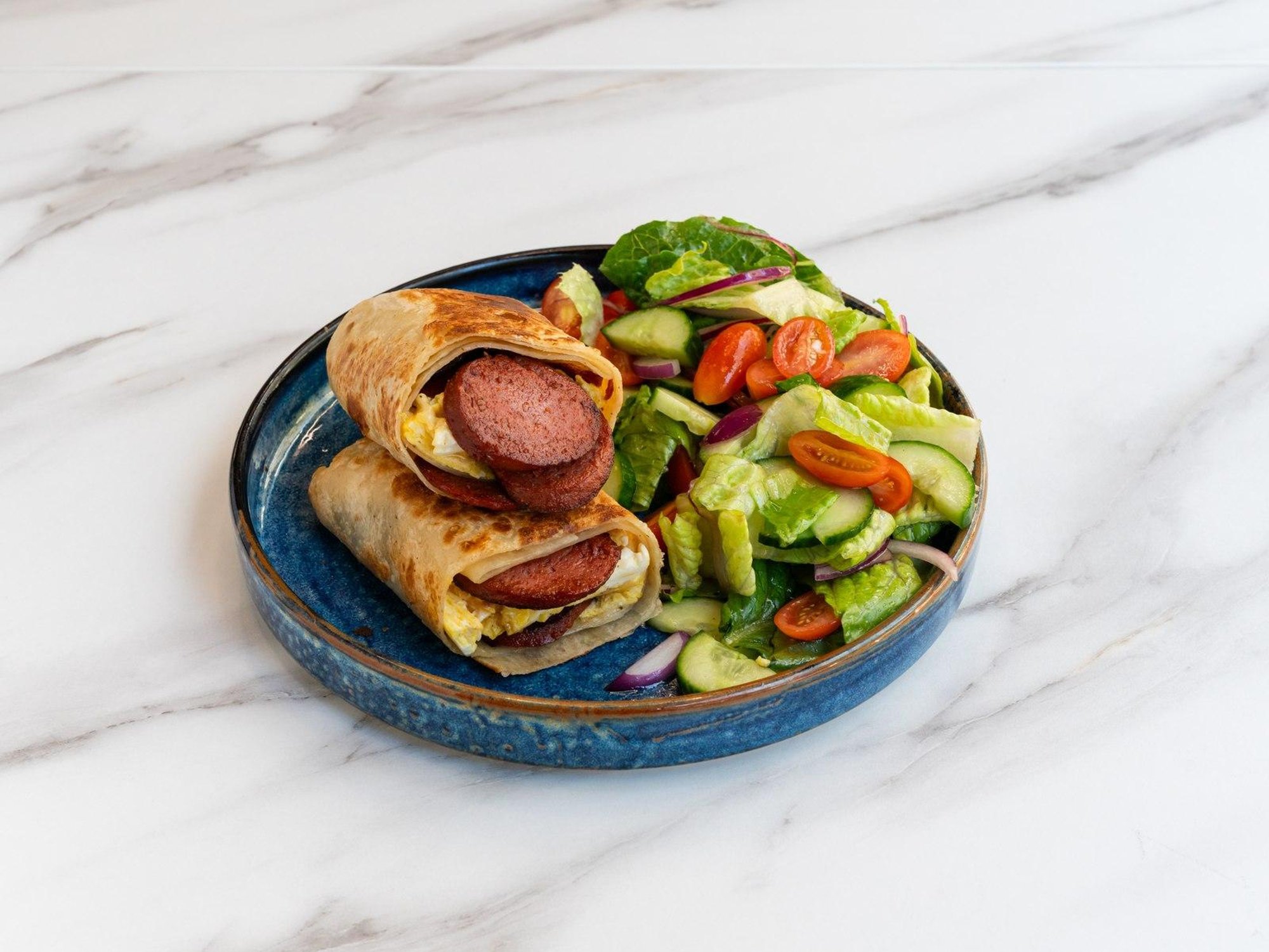 Halal Beef Pepperoni Burrito