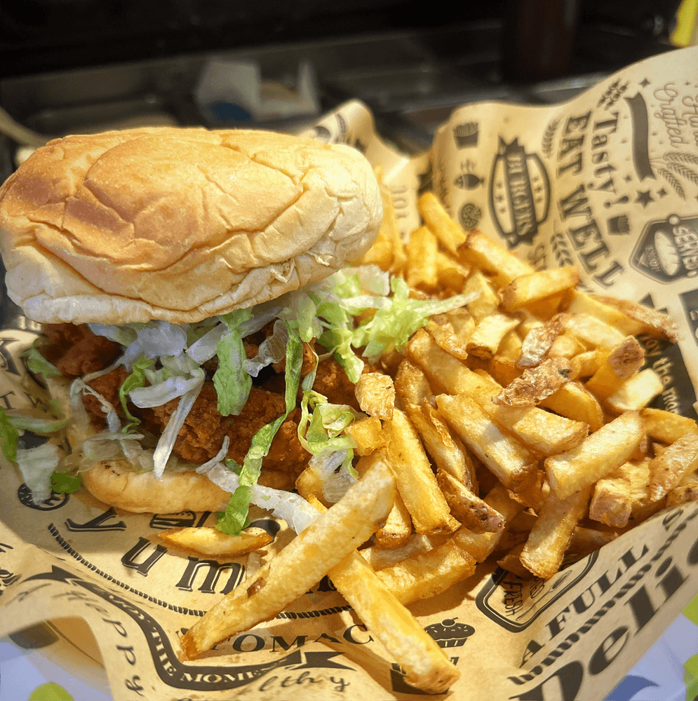 Chicken Tender Sandwich & Fries