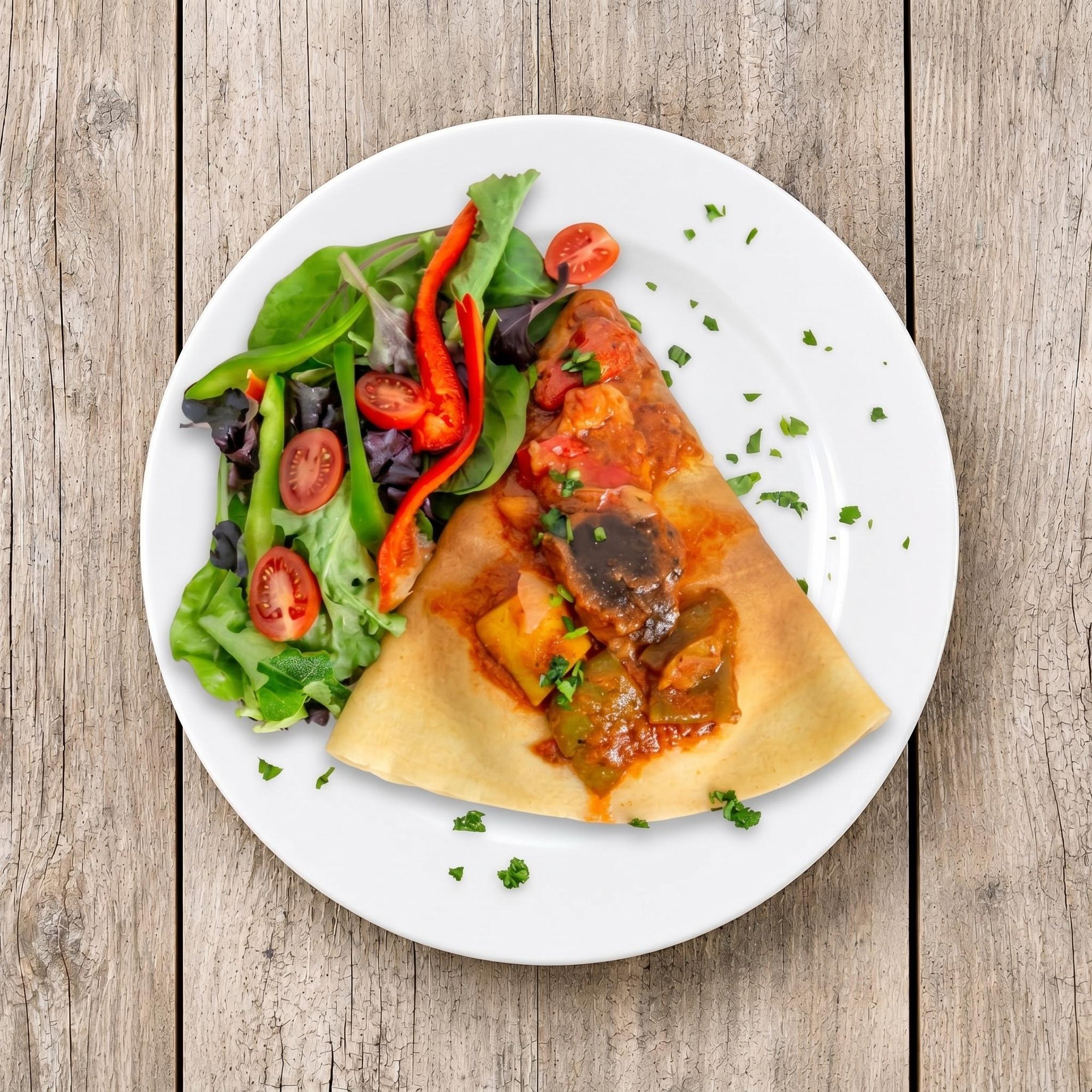 Ratatouille Crepe