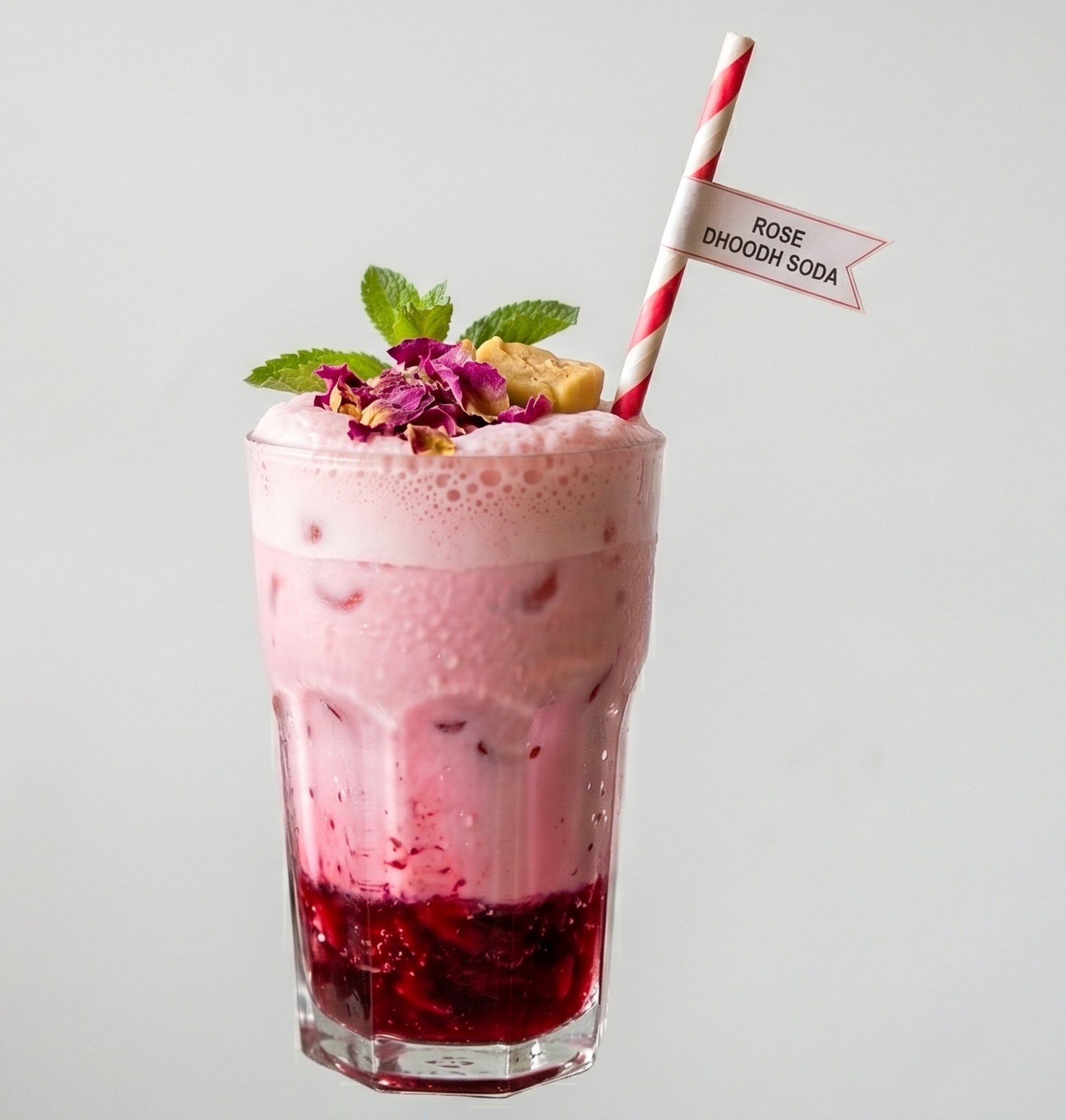 Rose Delight Dhoodh Soda