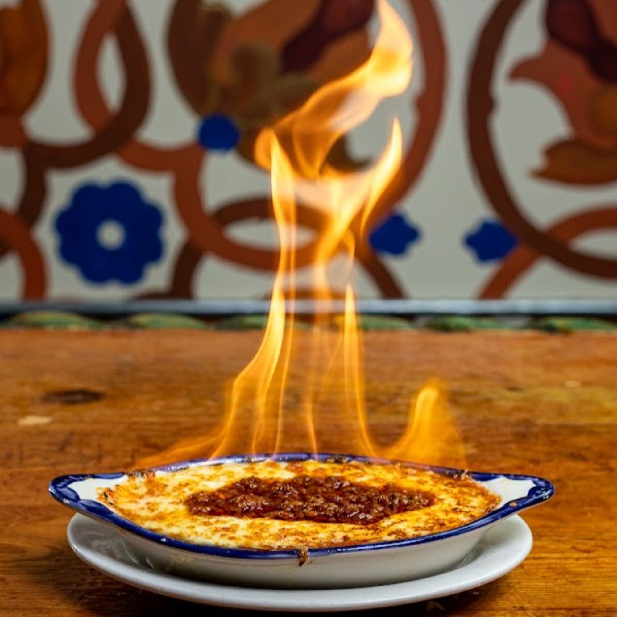 Queso Flameado