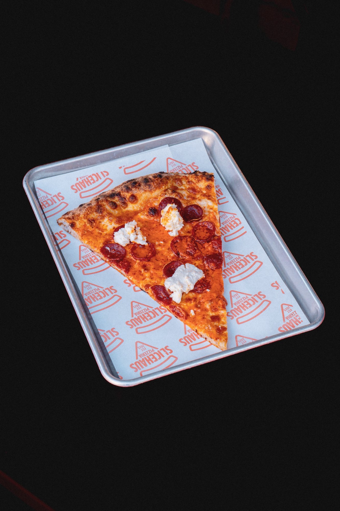 Vodka Pepperoni and fresh mozzarella pie