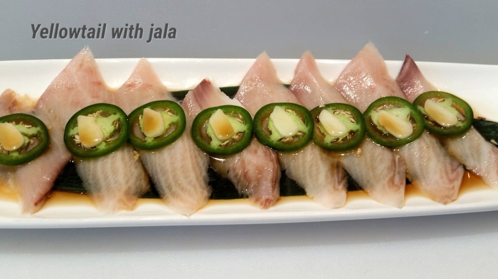 Hamachi with Jalapeno