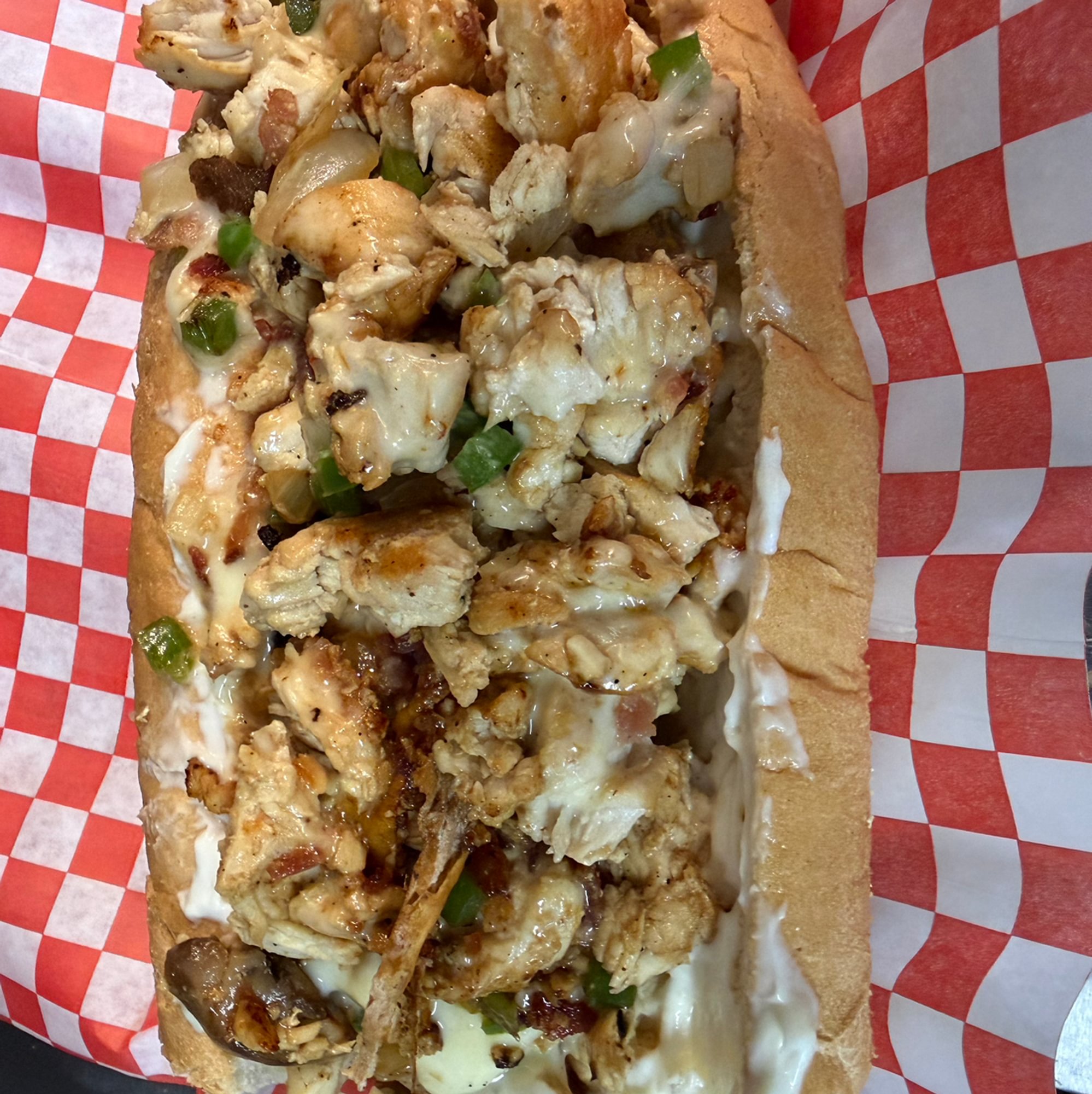 Chicken Bacon Cheesesteak