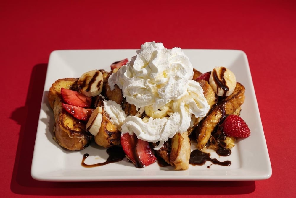 Strawberry Banana Waffle