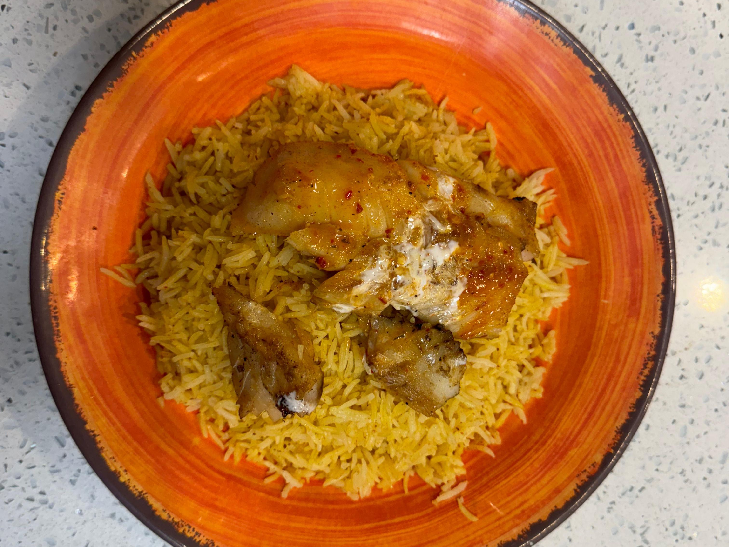 Cod Over Rice