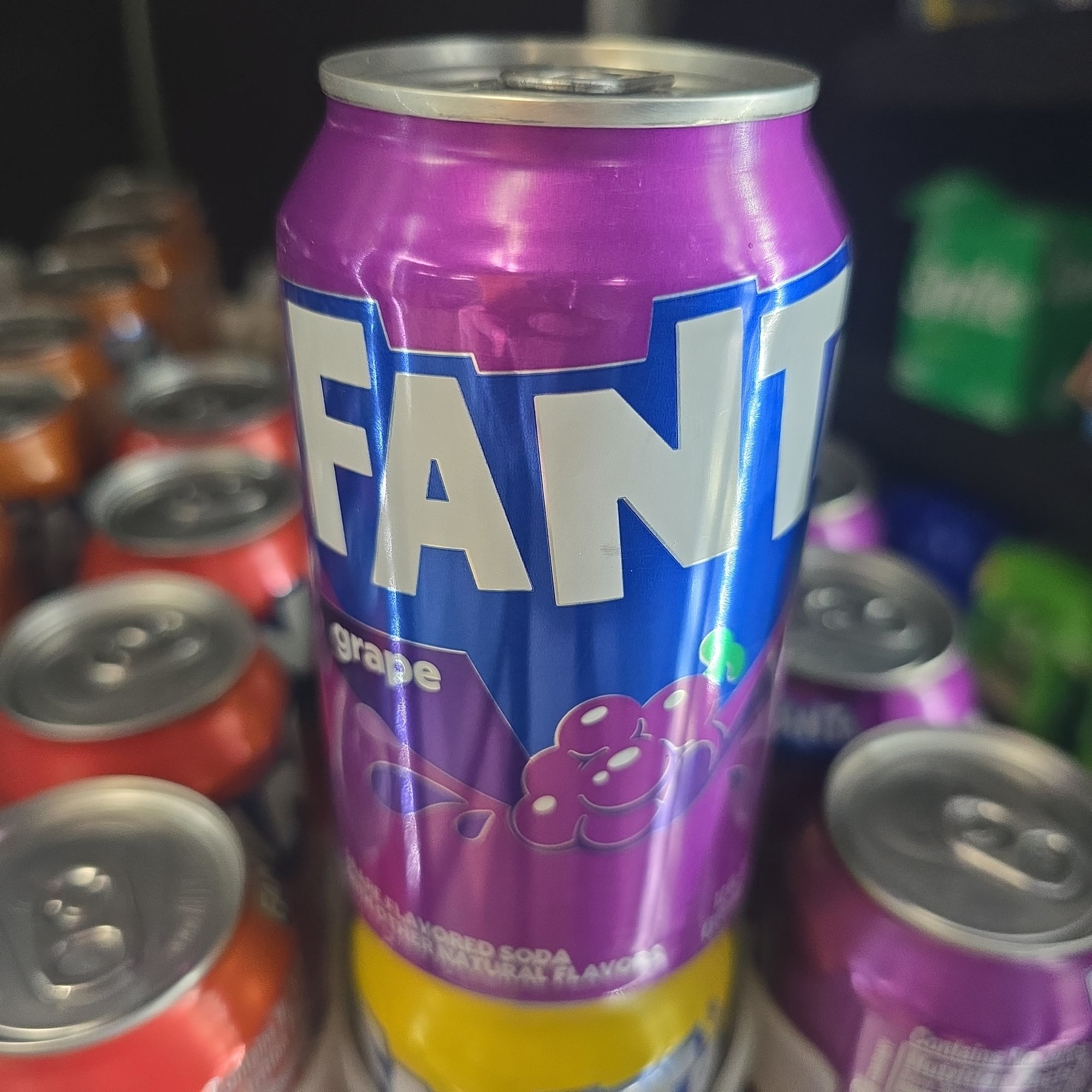 Fanta Grape Soda Can