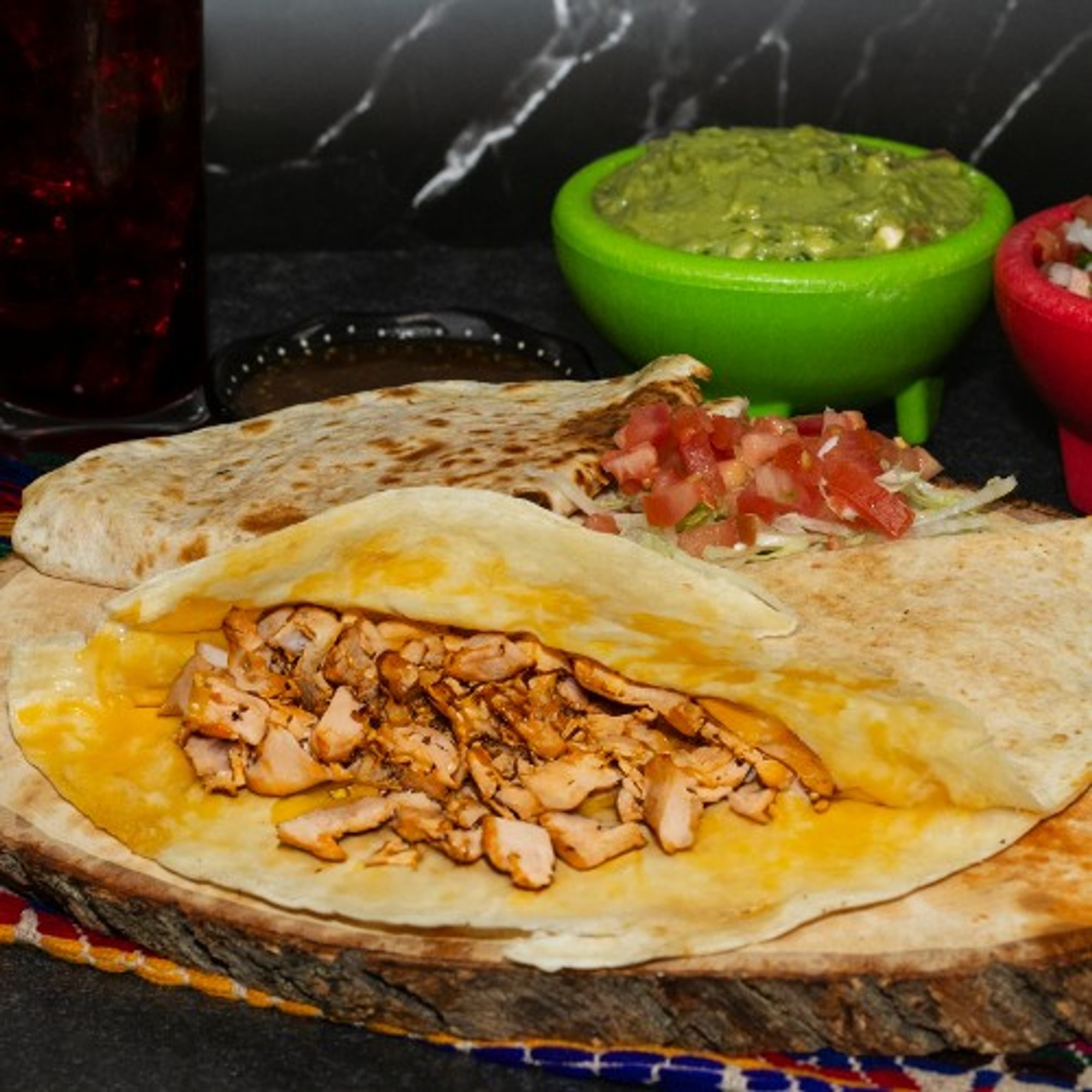 Pollo Asado Quesadilla