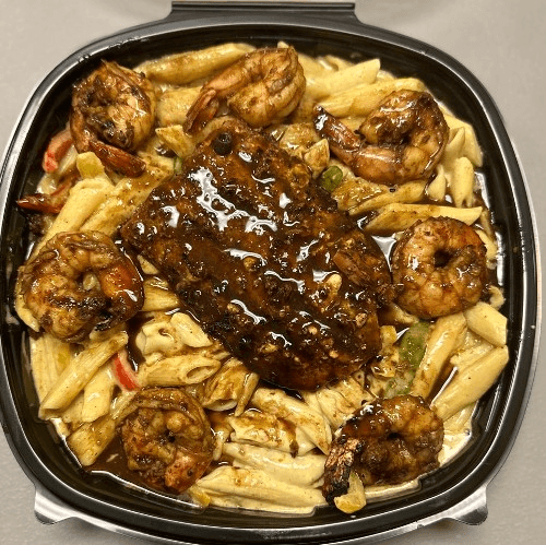 Rasta Pasta Seafood Combination Meal