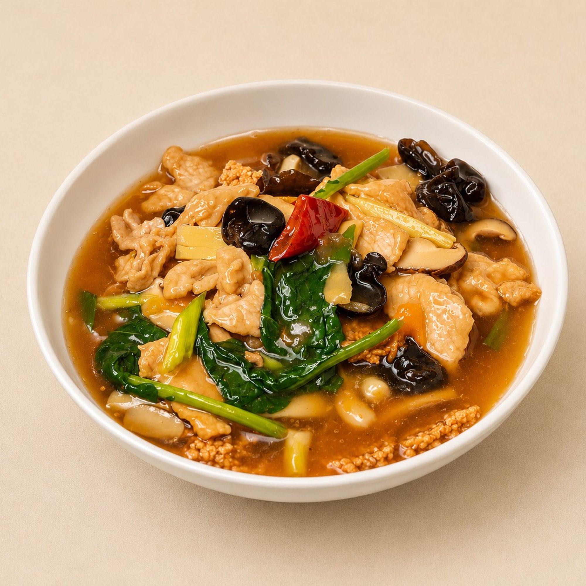 Pork with Crispy Rice / 锅巴肉片