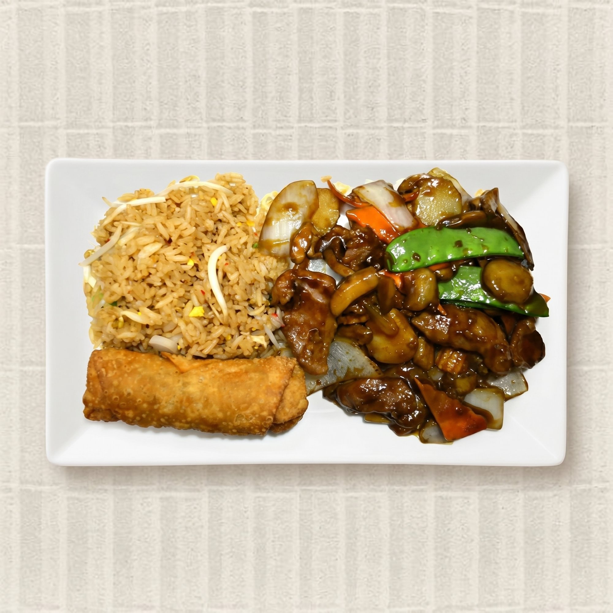 16. Beef Onion Mushroom Platter