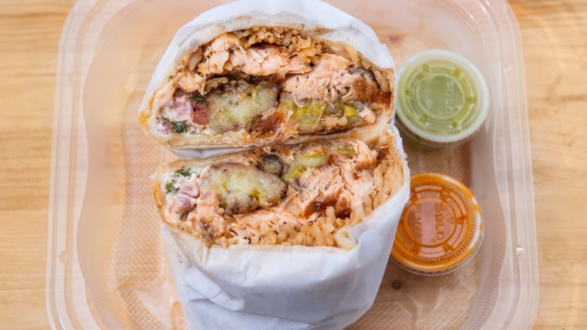 Salmon Burrito