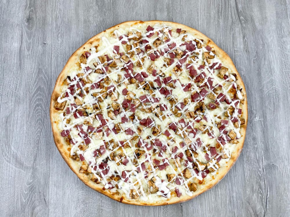 Chicken Bacon Ranch Pizza