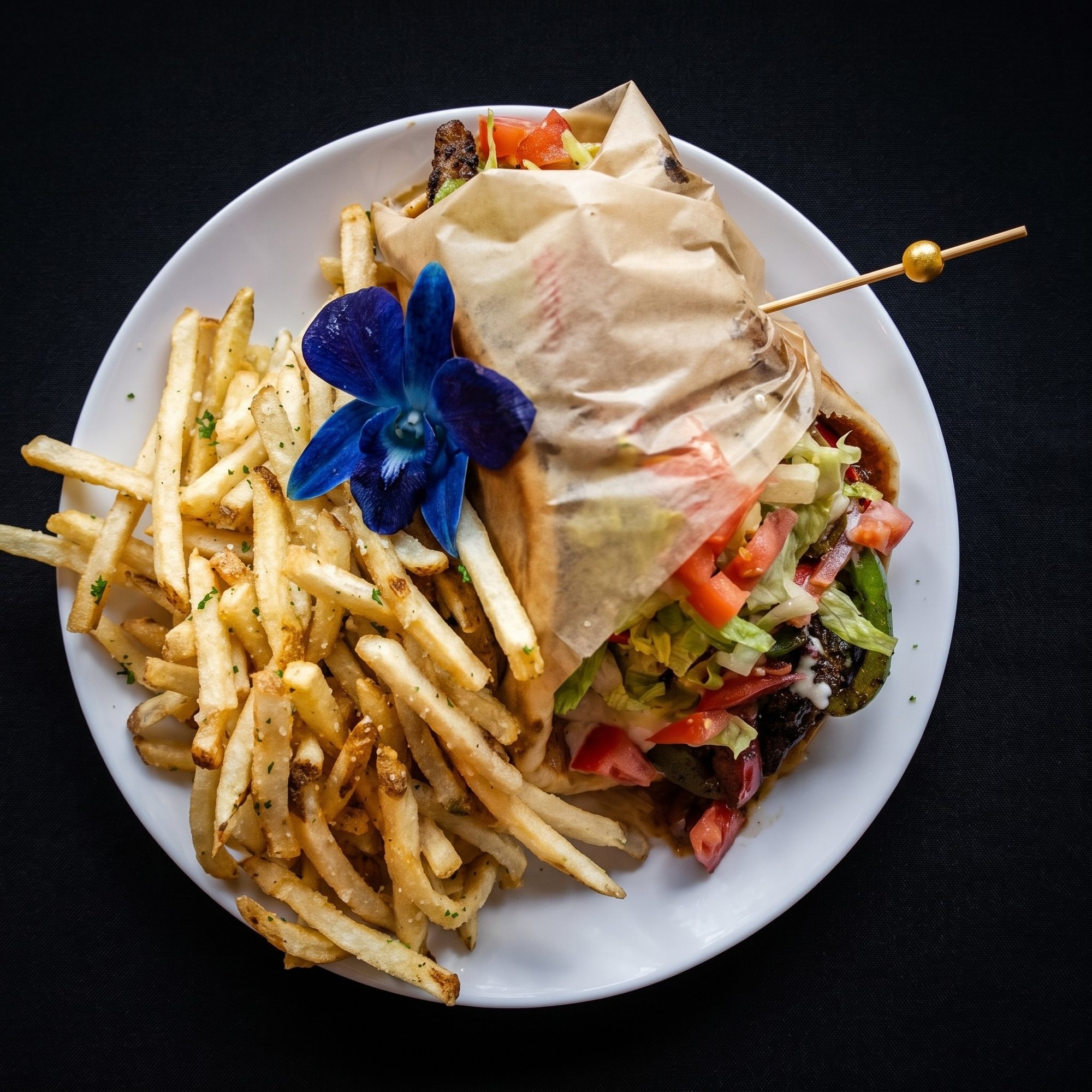 Caribbean Honey Chicken Pita