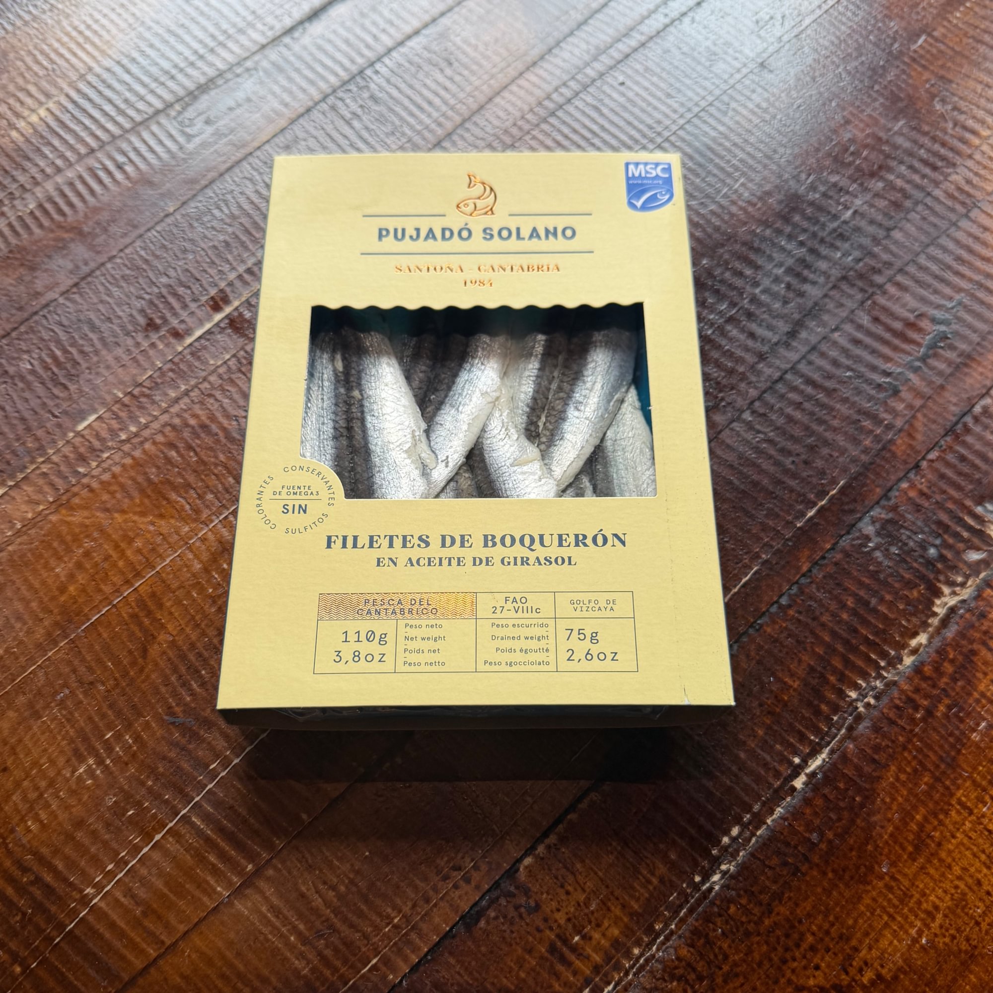 Boquerones de Santoña / White Anchovies - Pre Packaged
