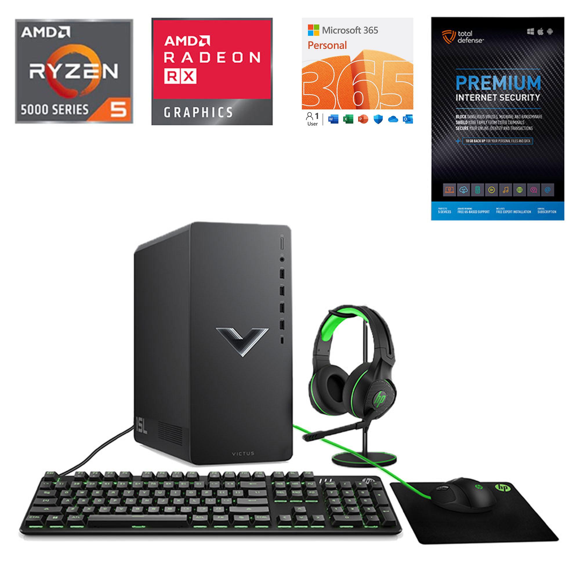 HP Victus Gaming Desktop 8GB Ram 512GB SSD w/ Total Defense Internet Security & Microsoft Office 365