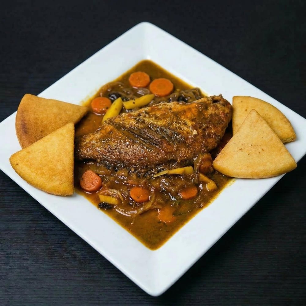 Brown Stew Fish