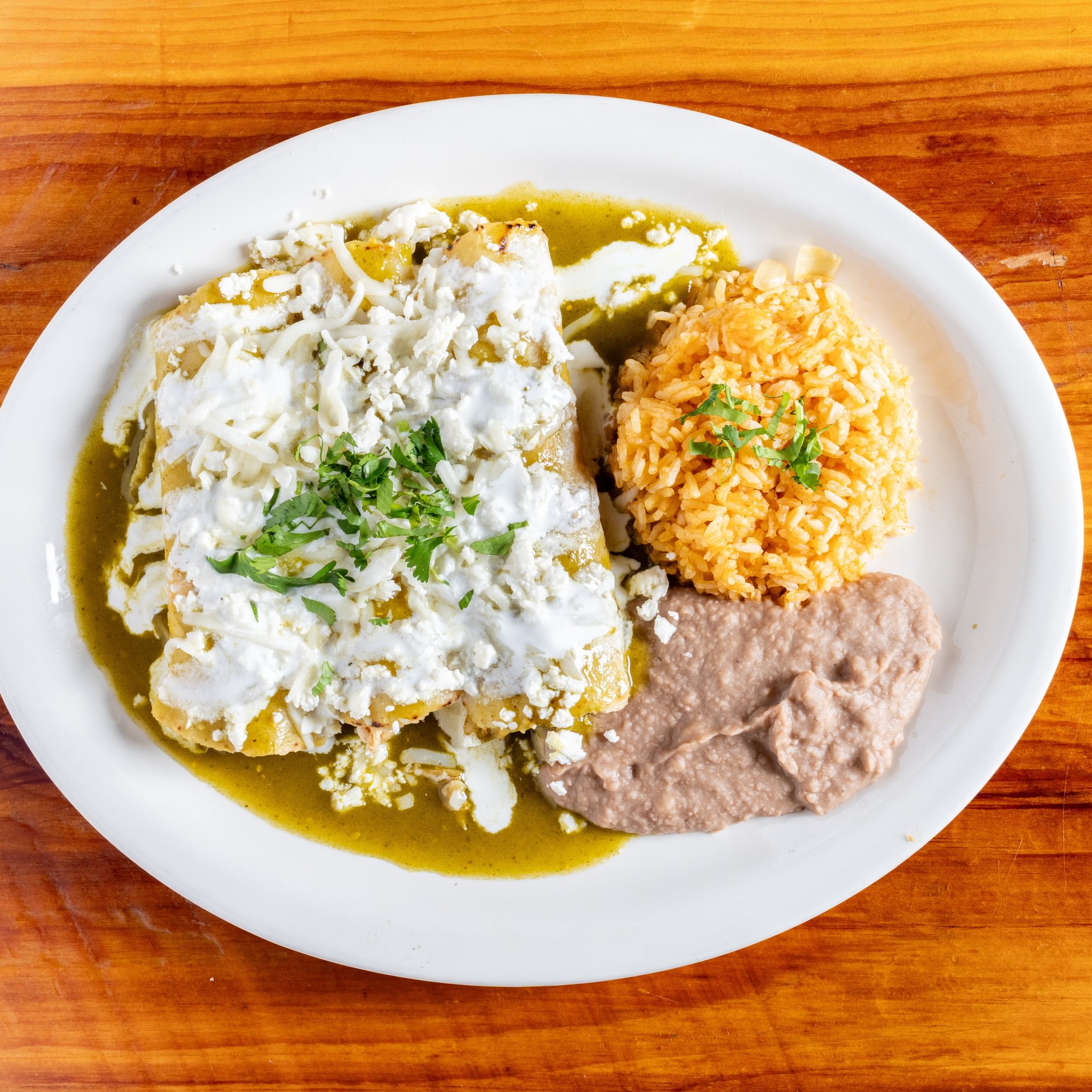 Enchiladas Verdes