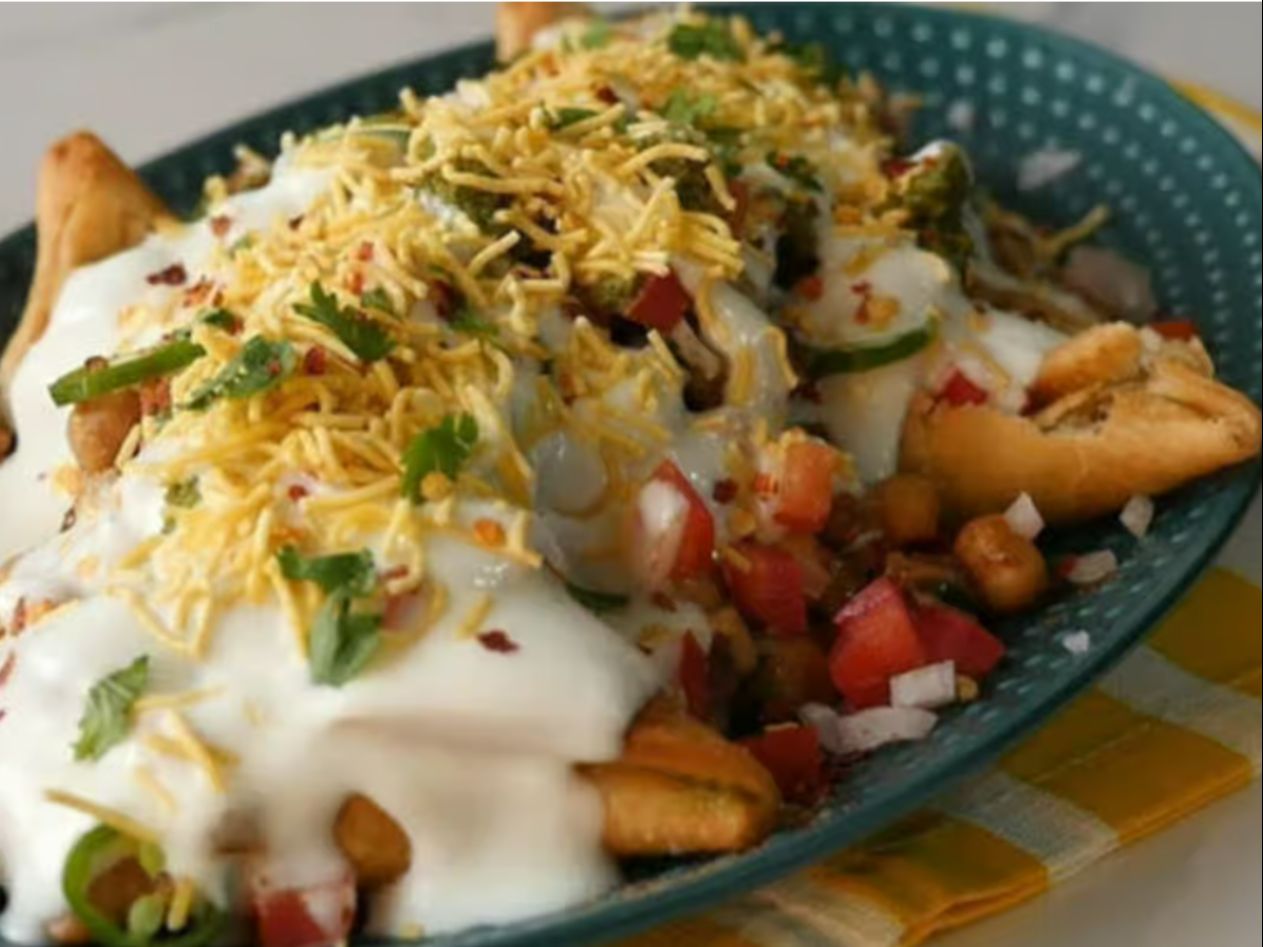 7. Samosa Chaat