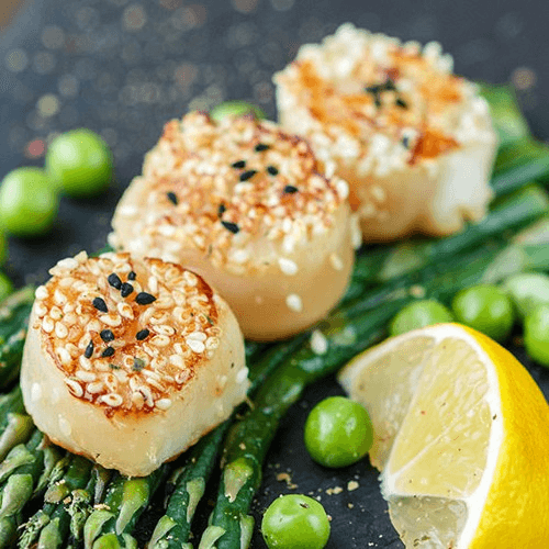 🌶Sesame Scallops