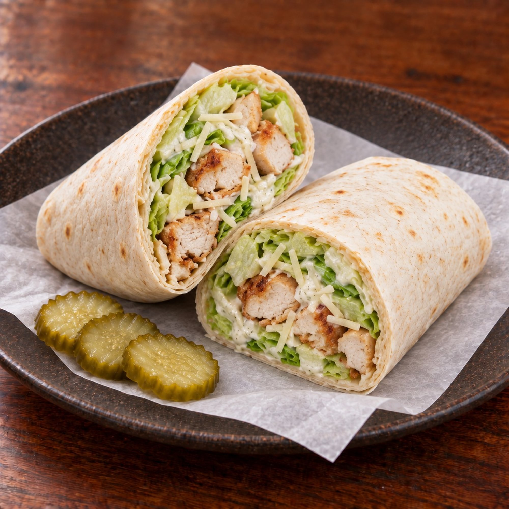 Chicken Caesar wrap
