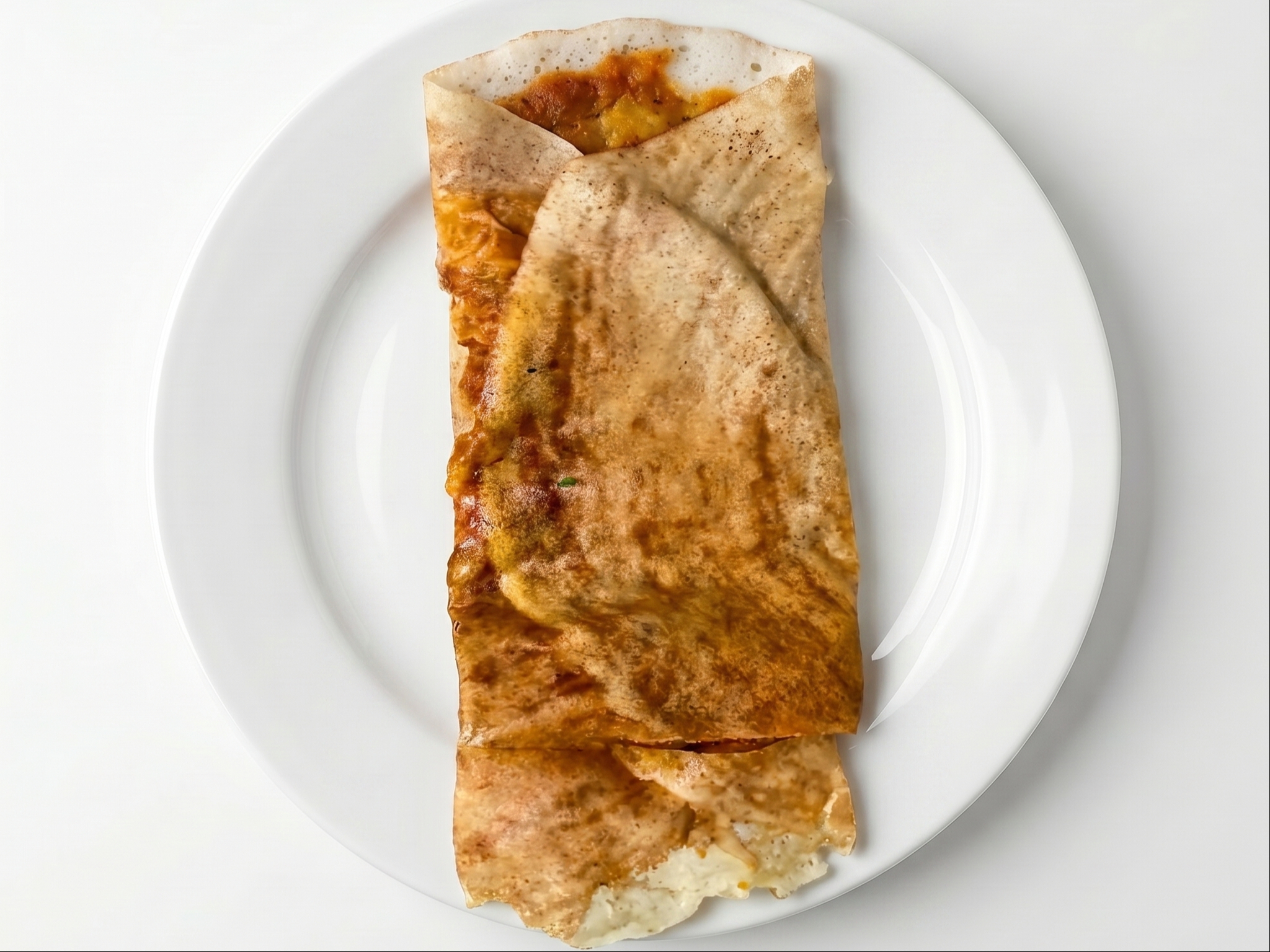 "Chicken" Dosa (Crepe Stuffed with Chicken)