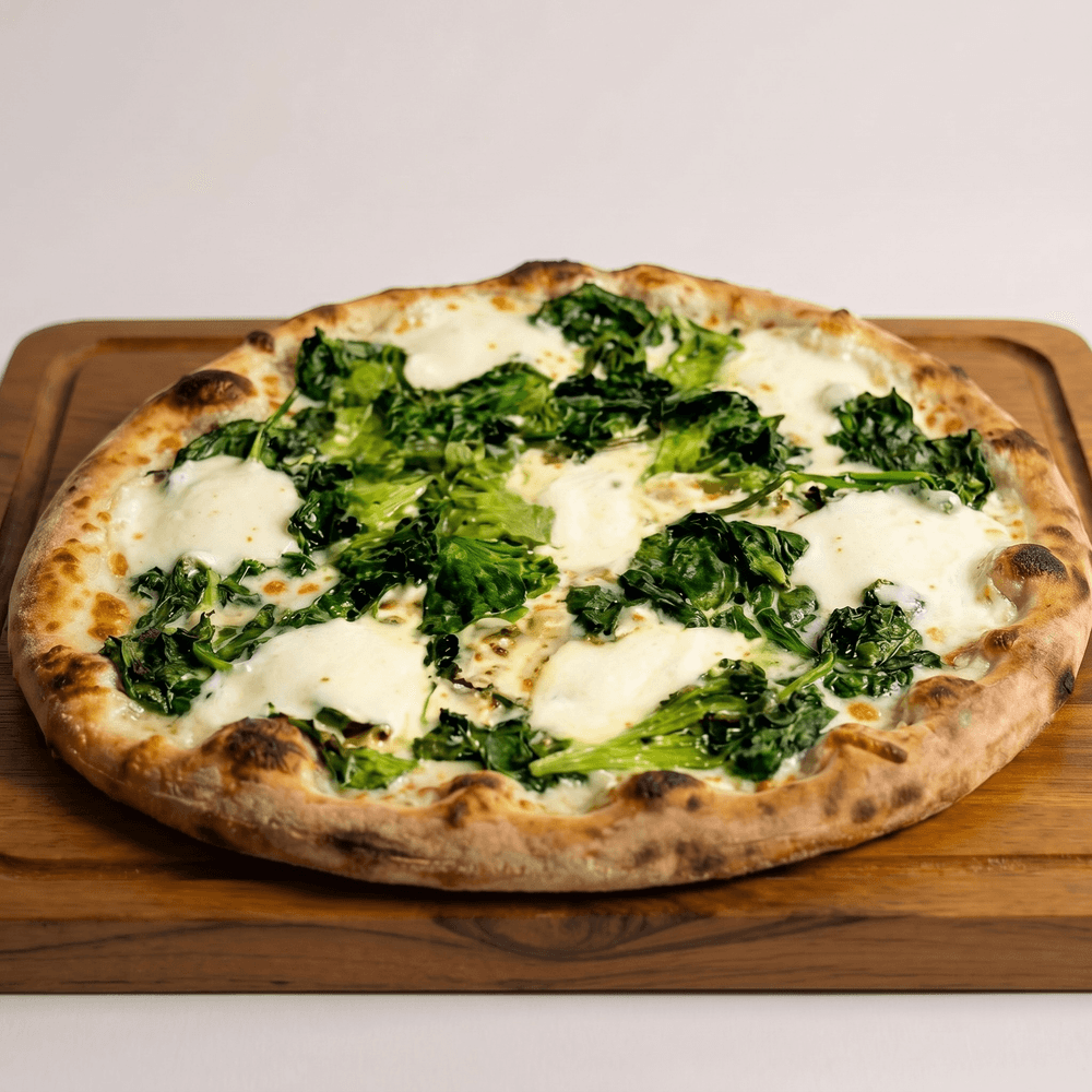Spinach White Pizza
