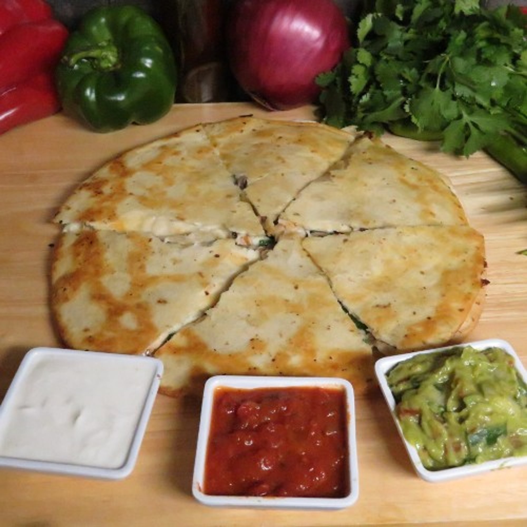 Chicken Quesadilla.