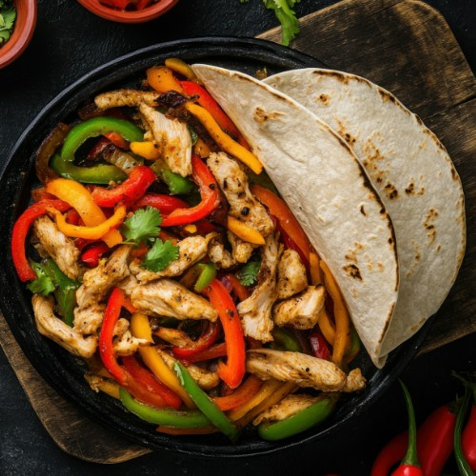Lunch Fajitas Texanas