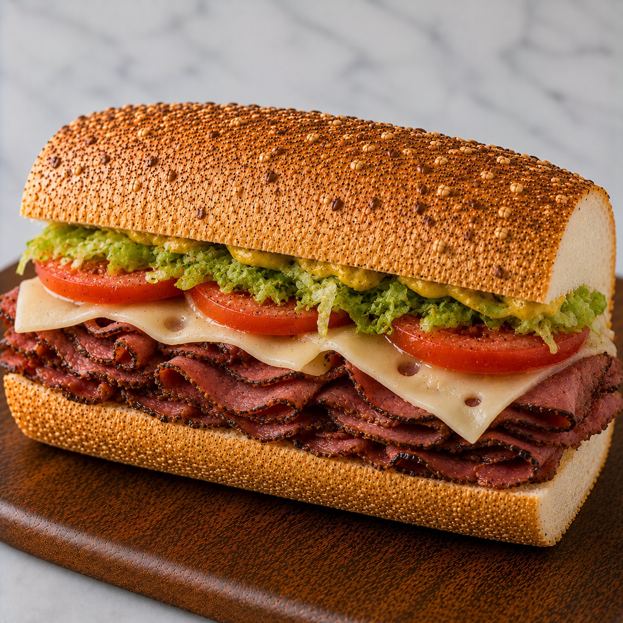 Pastrami & Cheese Sandwich