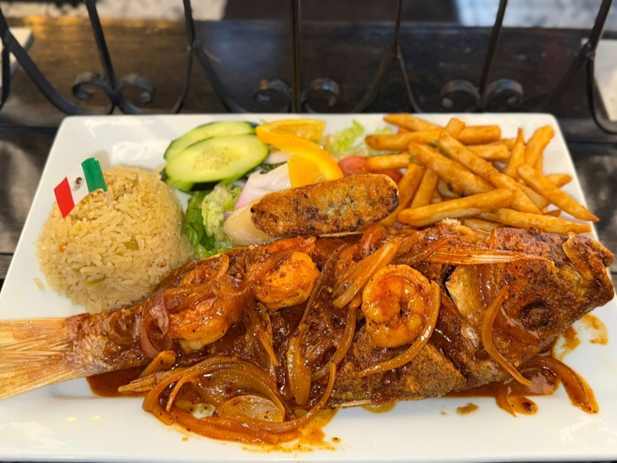 Majarra Con Camarones