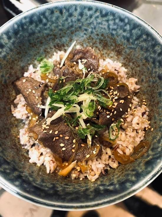 gyudon beef rice bowl