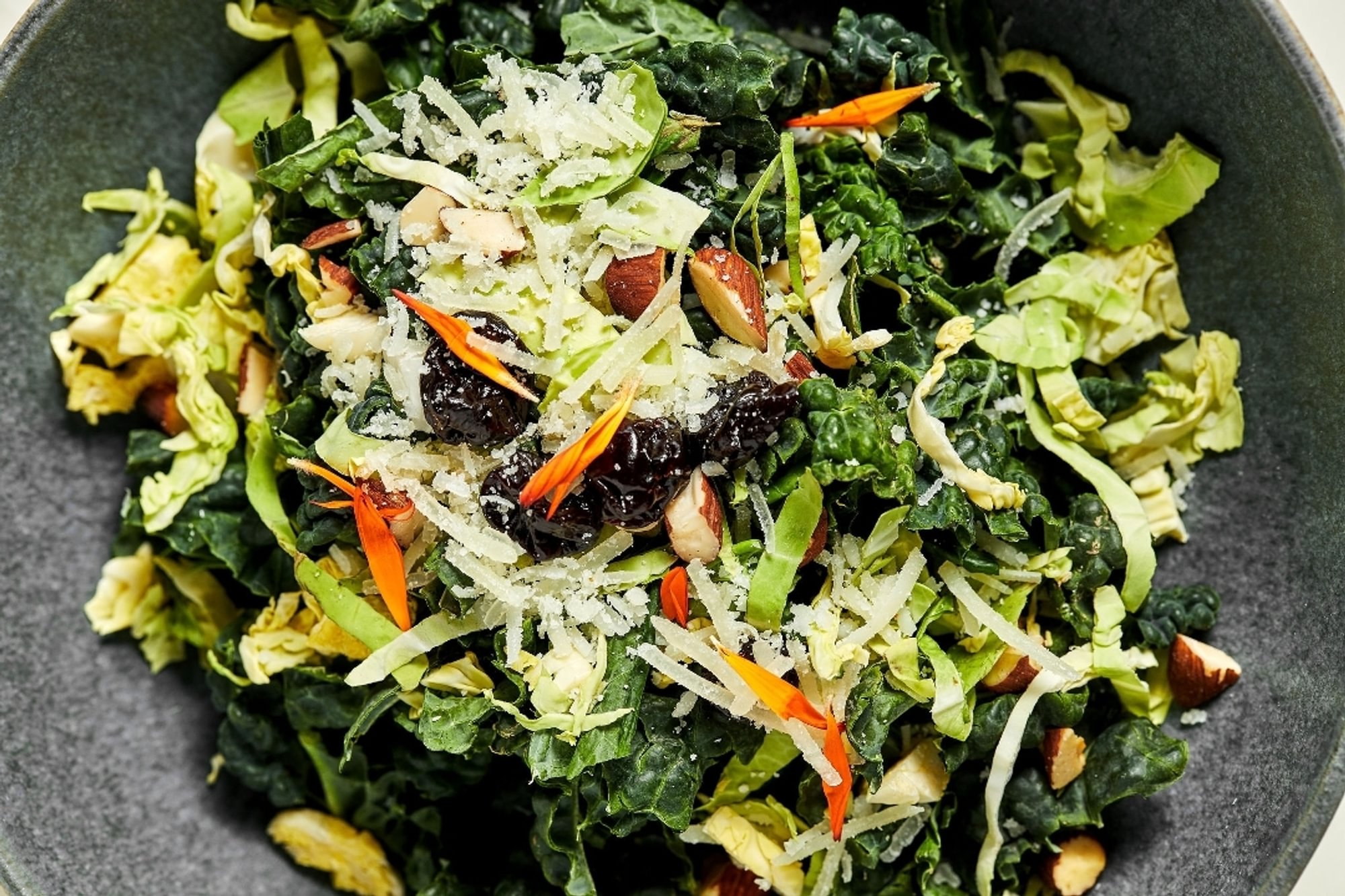 Kale & Brussels Sprout Salad