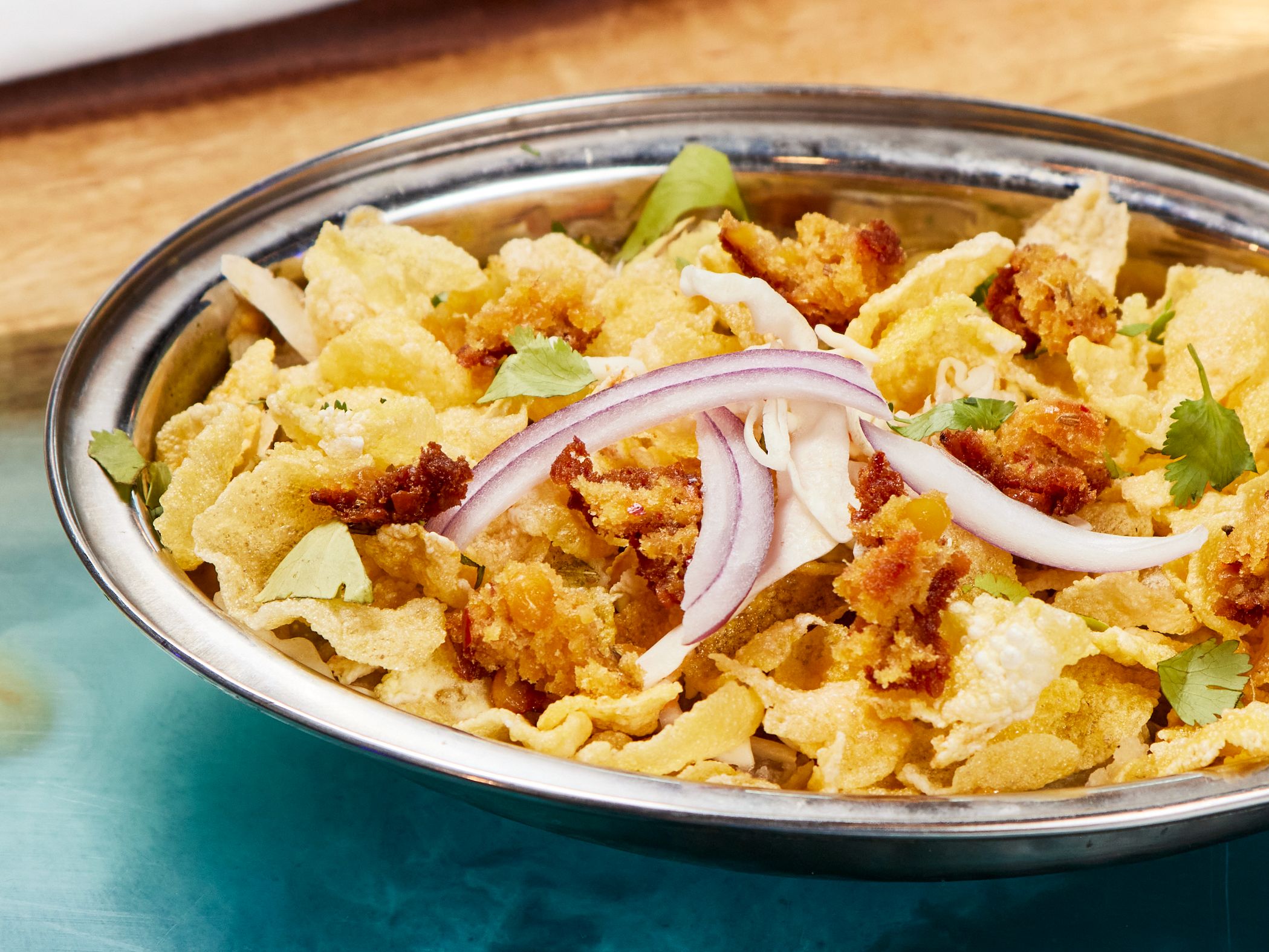 Marina Masala Samosa Chaat