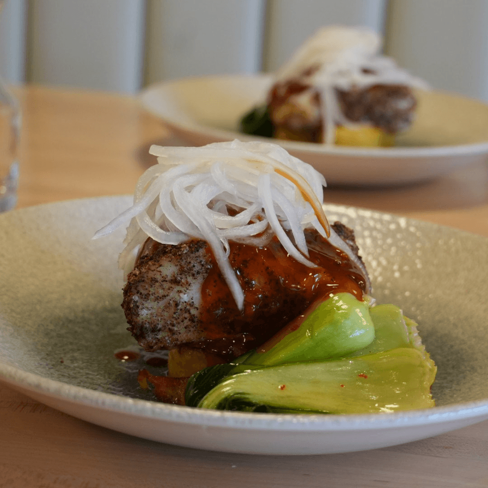 Black Pepper Crusted Cod
