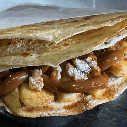 Nutty Caramel Apple