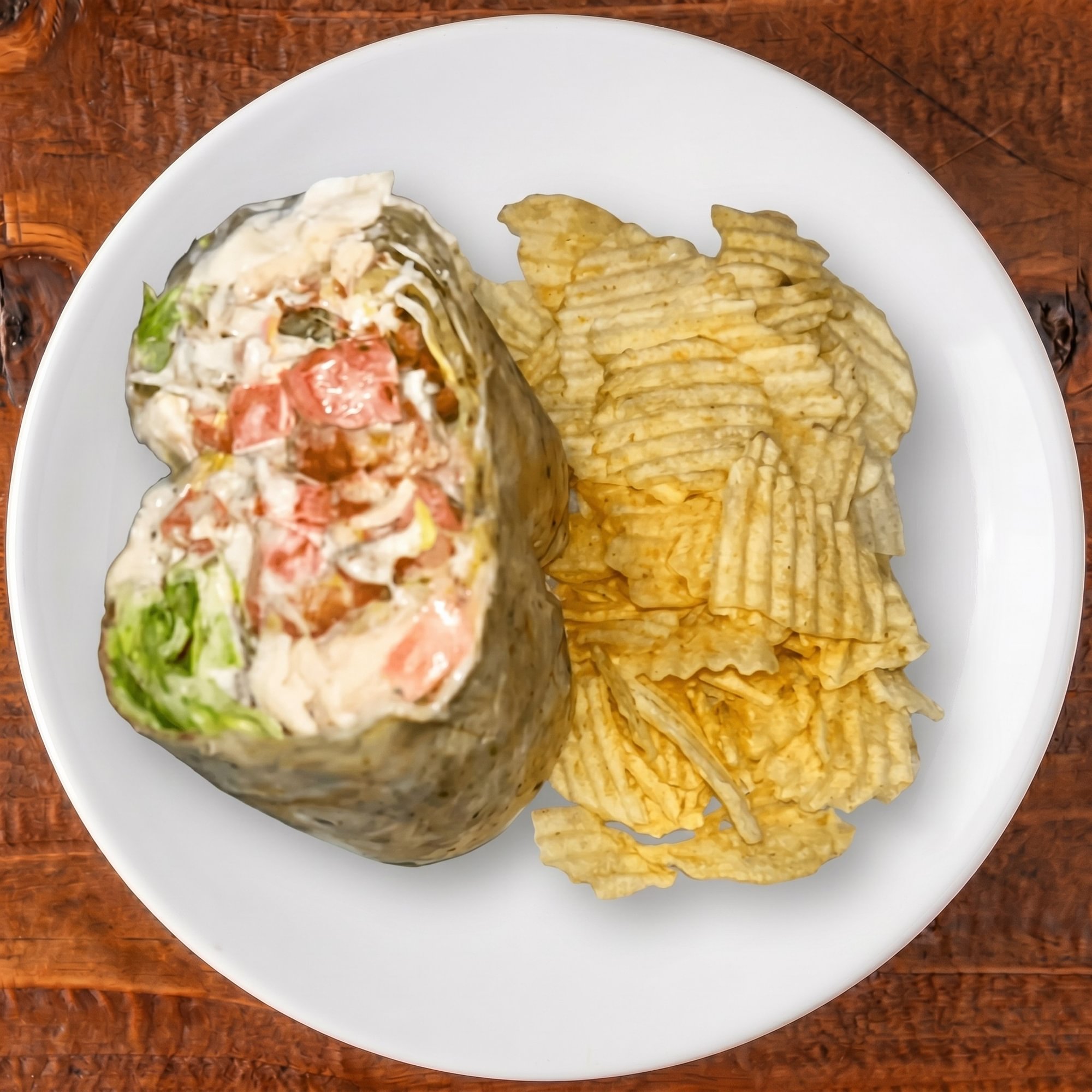 Crispy Chicken BLT Ranch Wrap