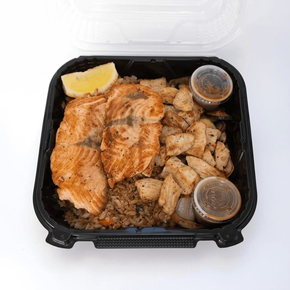 Salmon & Shrimp Entrée