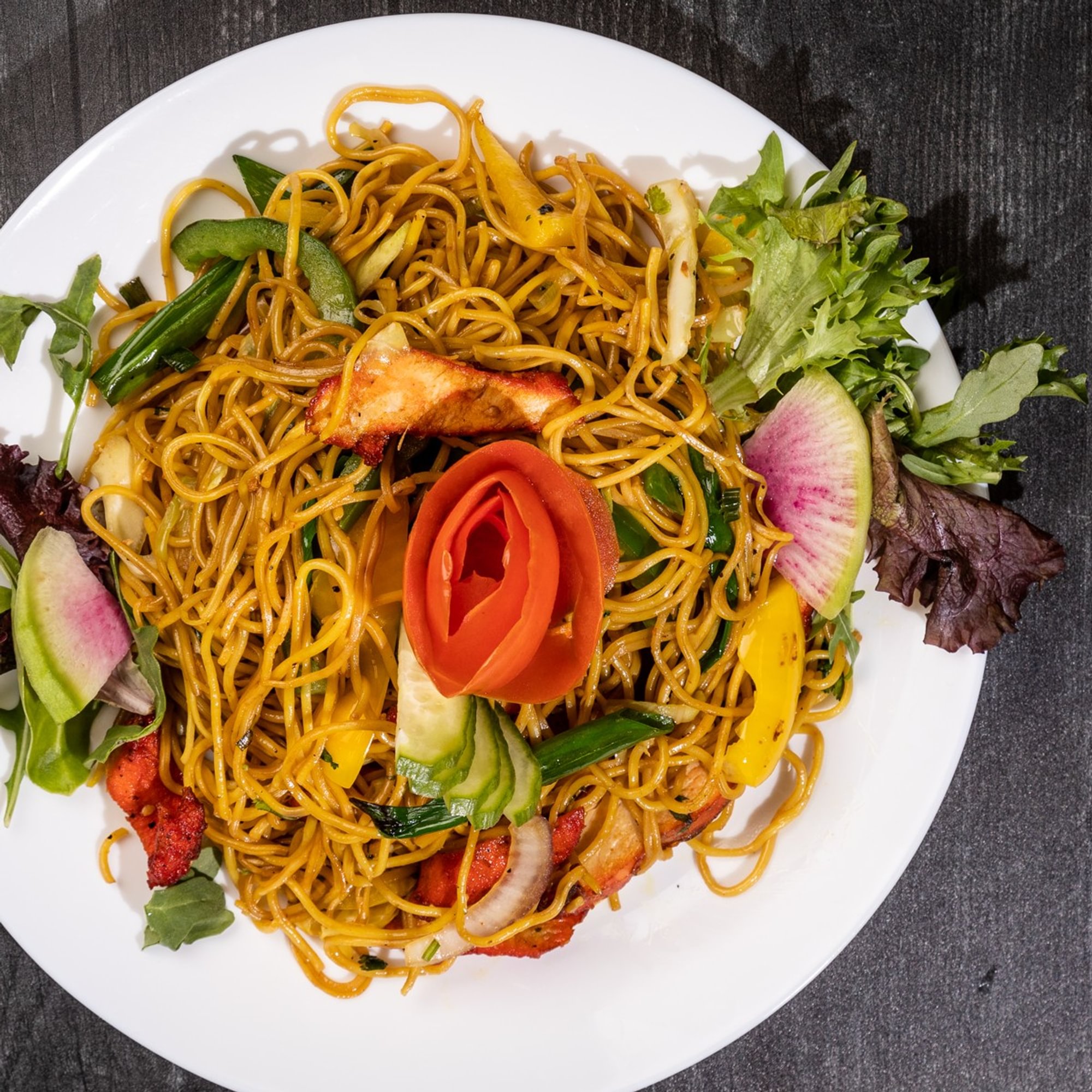California Spicy Noodles Chicken (Chef's Special)