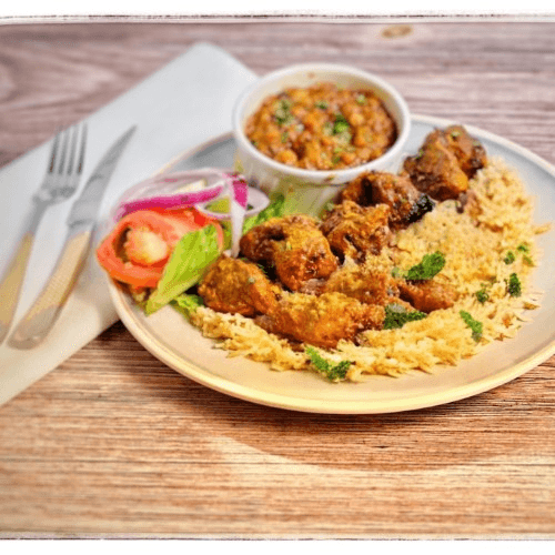 Lamb Tikka Platter