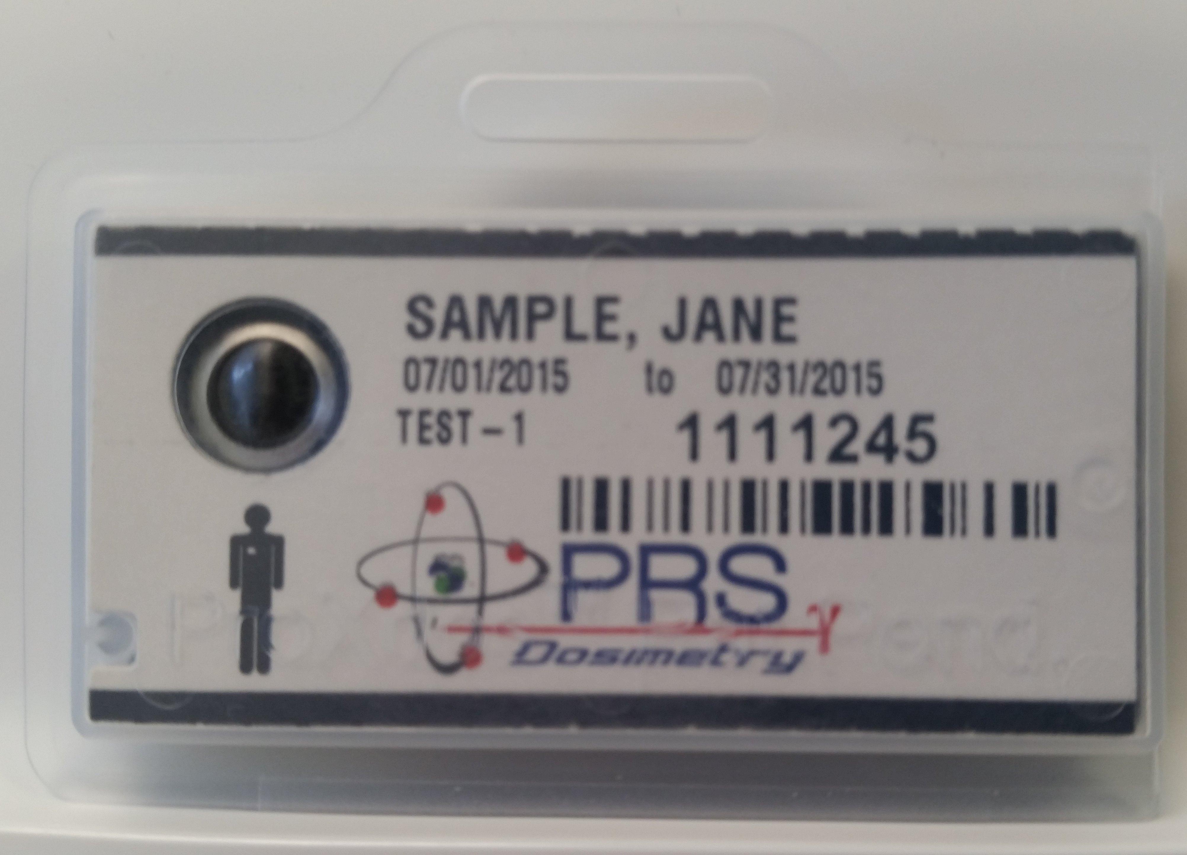 PRS Dosimetry Photo