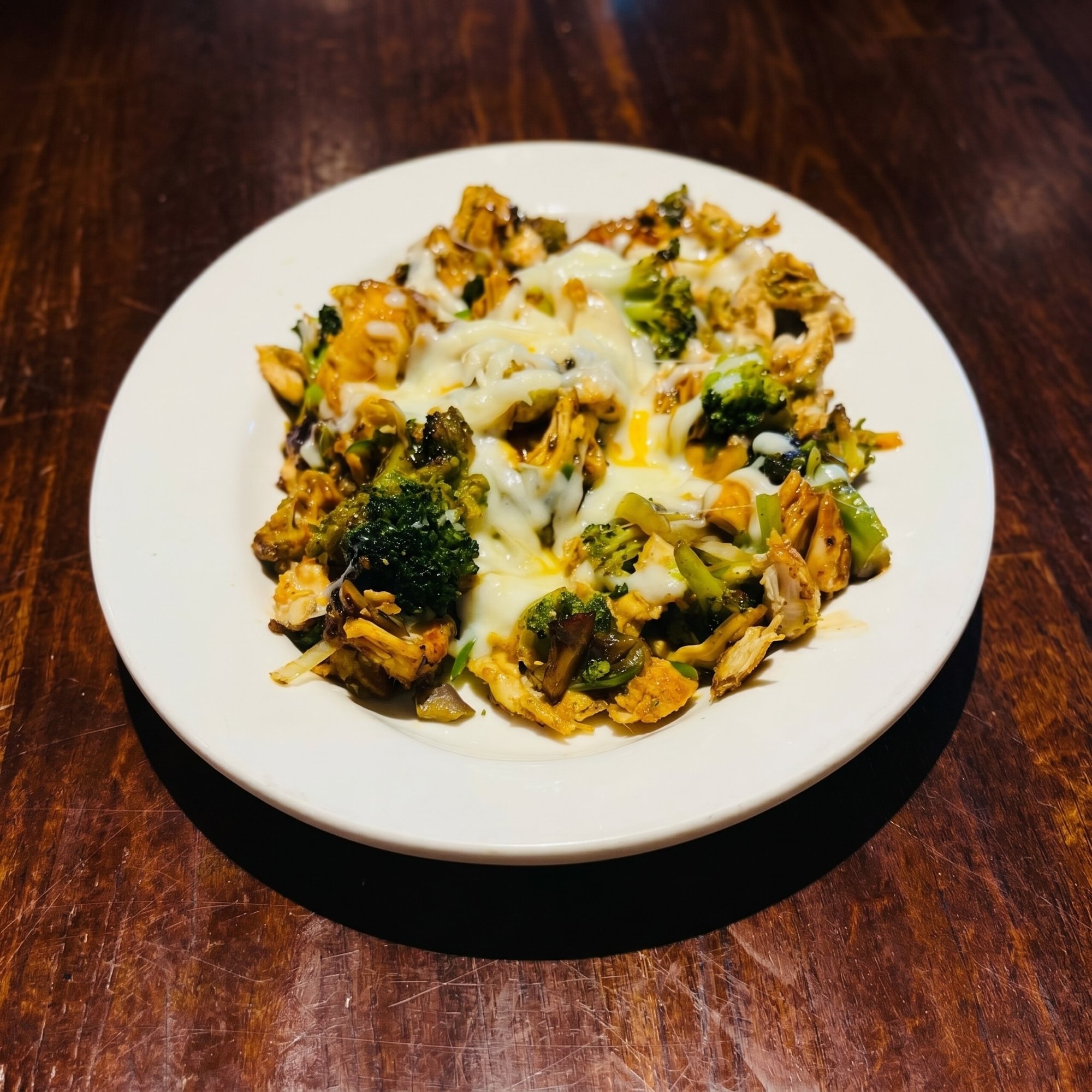 Low Carb Chicken & Broccoli Stir Fry Plate