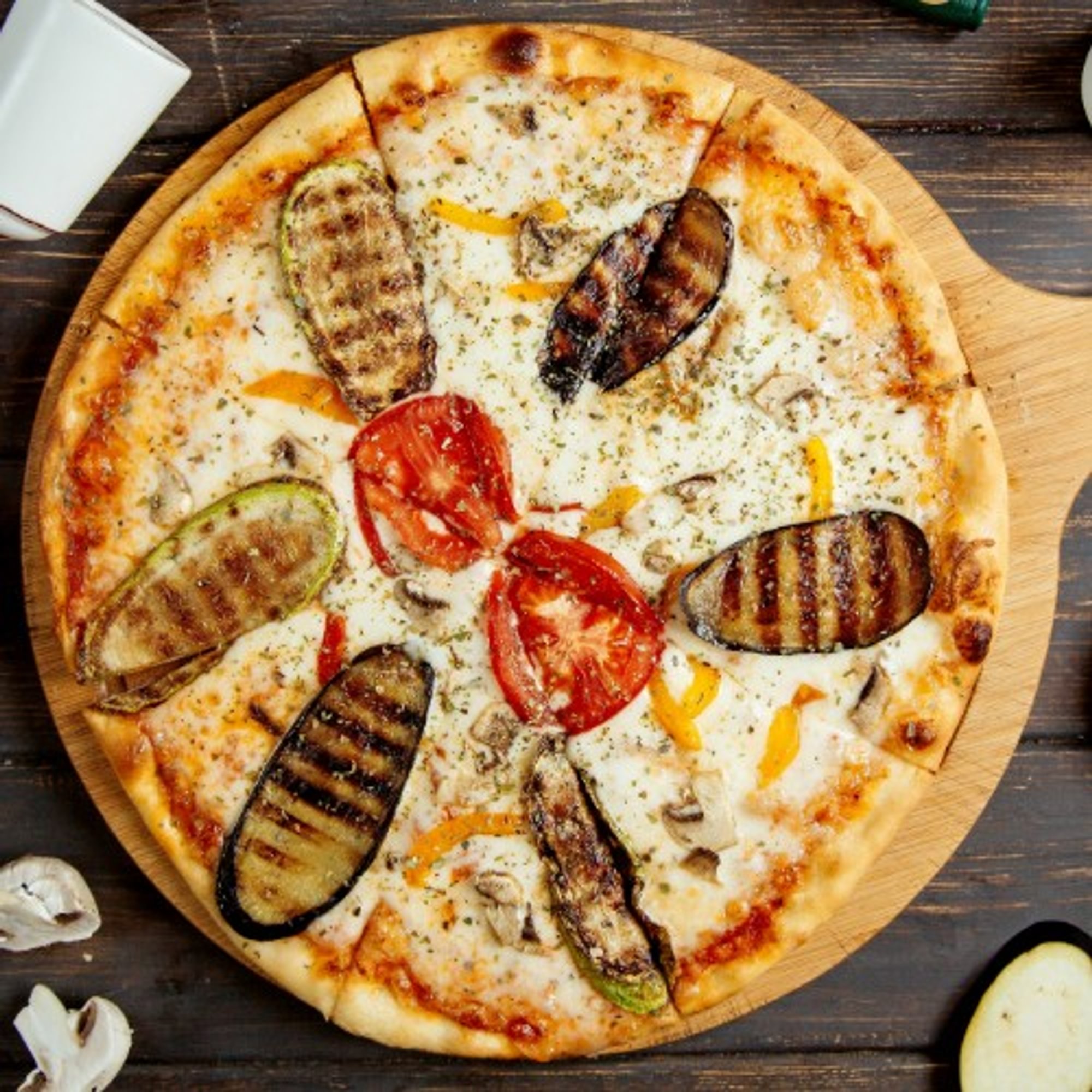 Eggplant Parm Pizza