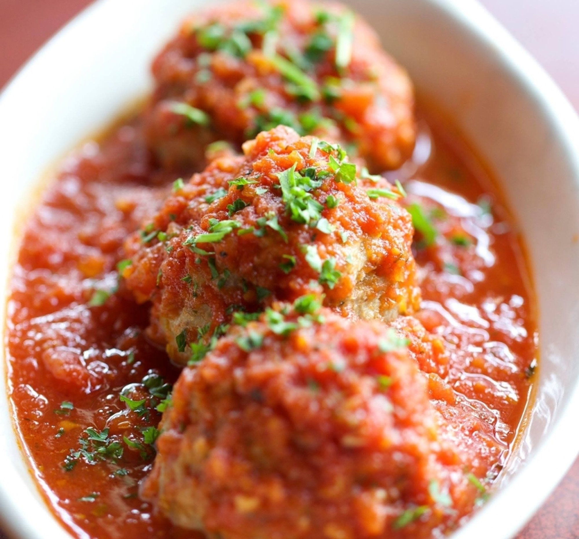 3 Meatballs with Marinara