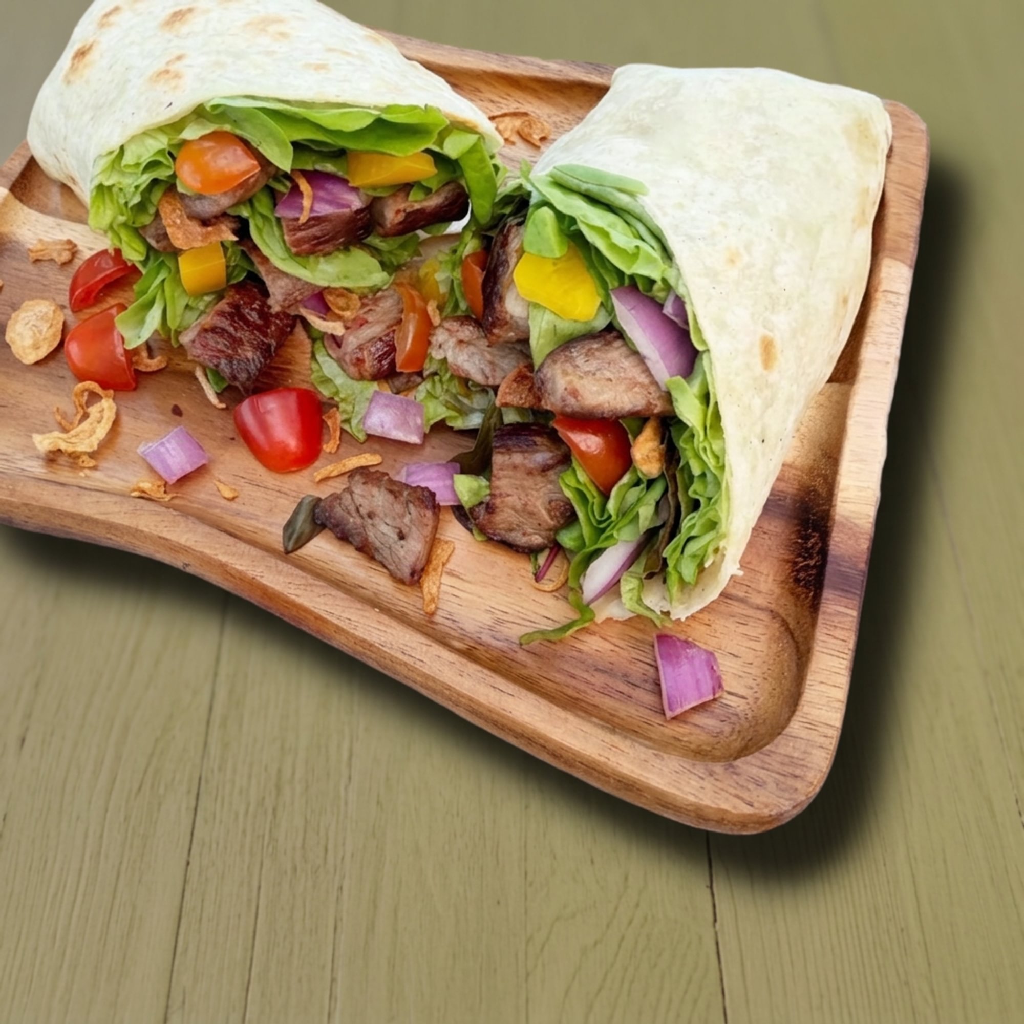 "Keow Waan" Thai Green Curry Wrap