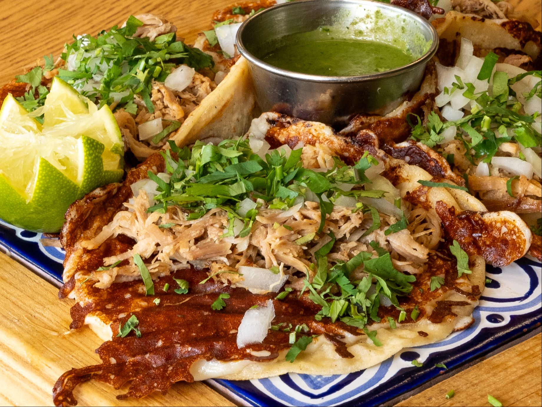 Carnitas Tacos al Queso